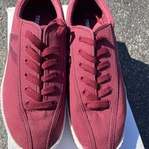Women’s 8.5 Tretorns. Barely worn. Color: Sangria